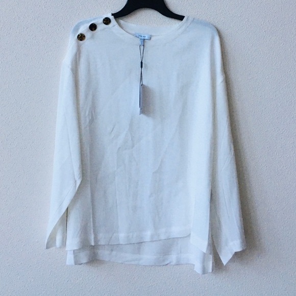 Reiss Tops - NWT Reiss Casper Button Shoulder Top